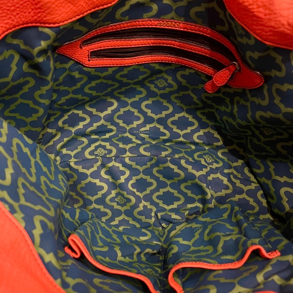 orYANY Large Pebbled Leather Patchwork Color Block Summer Tote - Picture 8 of 11